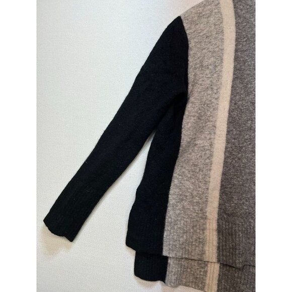 Athleta Women's Merino Wool Turtleneck Sweater Long Sleeve Sz M Multi Colorblock - Picture 5 of 12